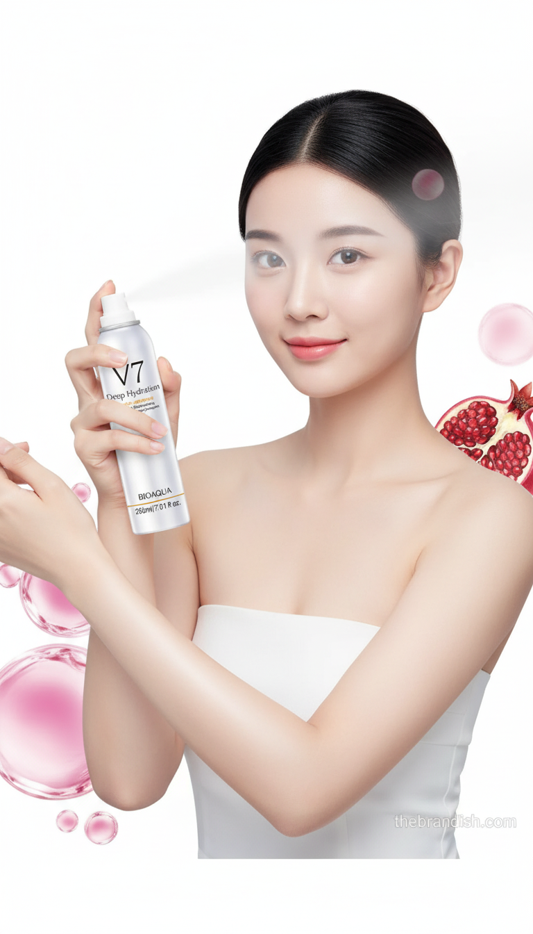 Bioaqua V7 Deep Hydration Whitening Spray – Instant Glow & Skin Tone-Up Mist