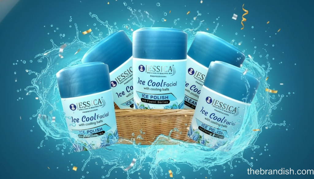 Jessica Ice Cool Facial Kit – 5 Jars Luxury Cooling & Hydrating Skincare