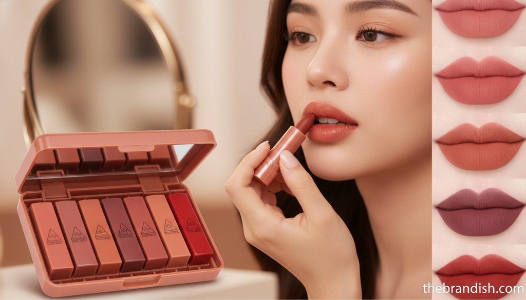 ⭐ Dragon Ranee Mini Matte Lipstick Set – 6 Shades Ultra-Matte Long Lasting Lip Color Kit