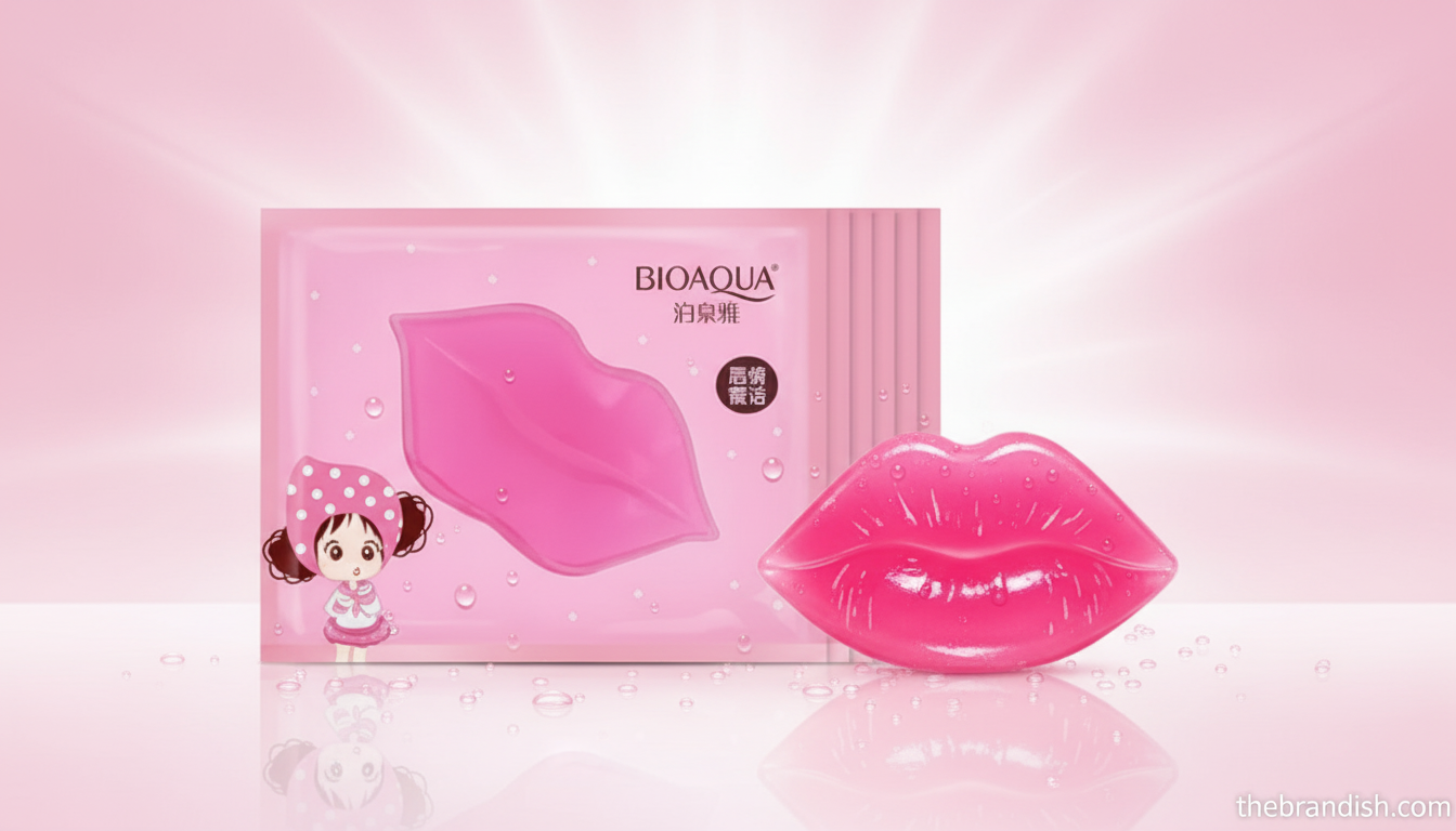 BIOAQUA Hydrating Pink Hydrogel Lip Mask – Moisturizing & Plumping Lip Care
