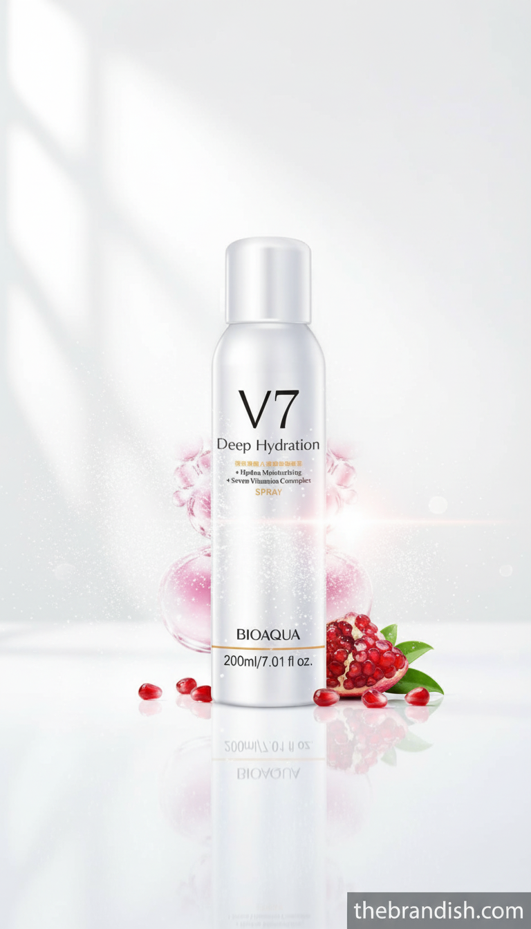 Bioaqua V7 Deep Hydration Whitening Spray – Instant Glow & Skin Tone-Up Mist