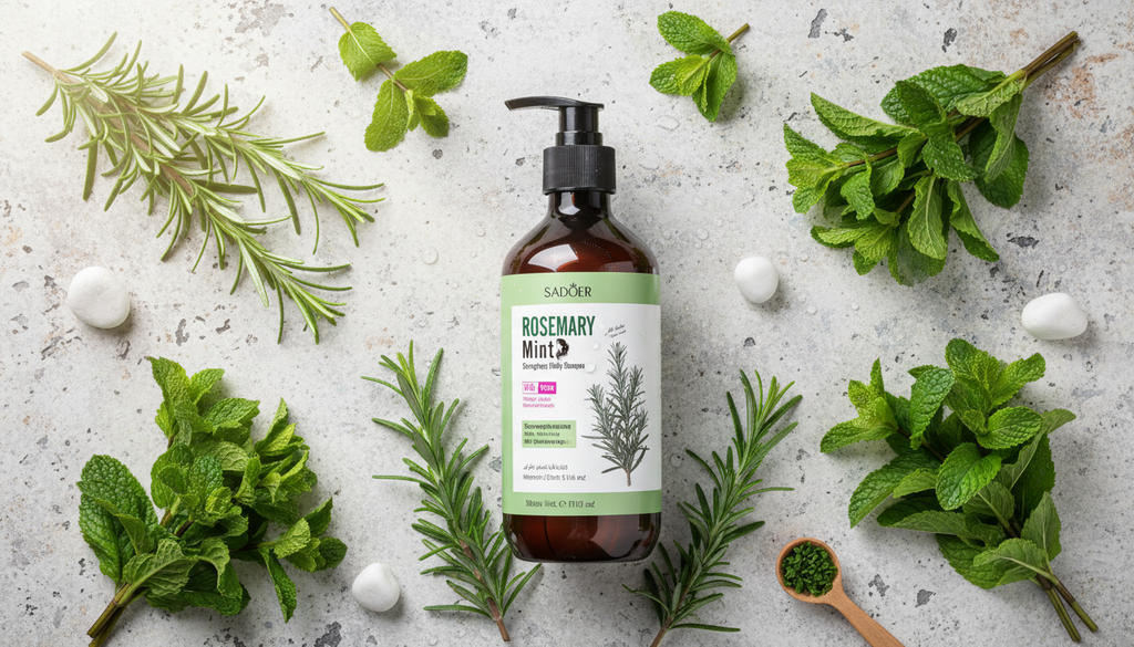 Sadoer Rosemary Mint Shampoo – Invigorating & Refreshing Hair Care | Premium Natural Formula