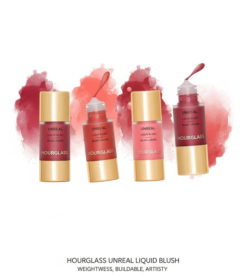 Hourglass Unreal Liquid Blush – Luxury Long-Lasting Blush 7Pcs Set