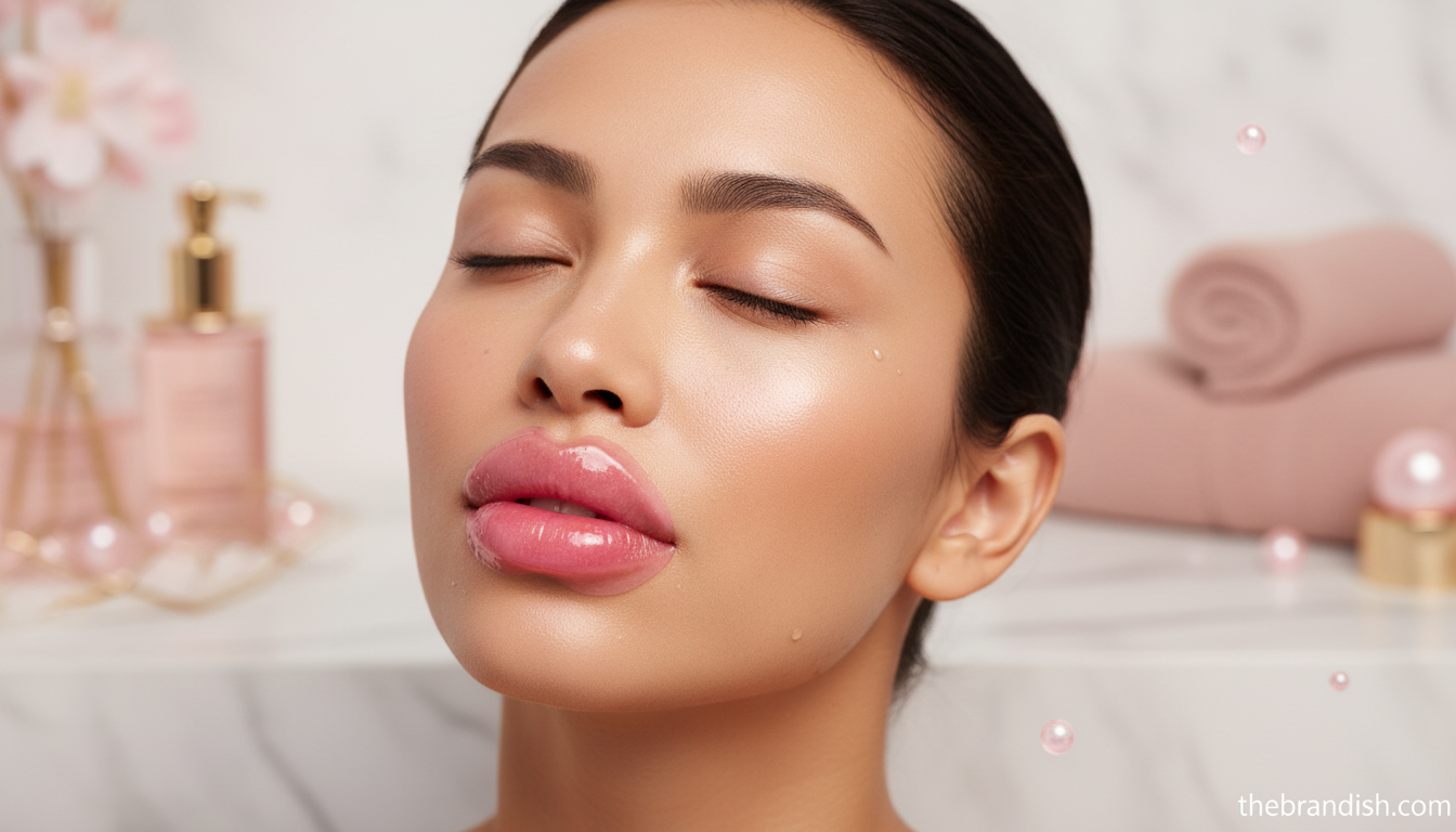 BIOAQUA Hydrating Pink Hydrogel Lip Mask – Moisturizing & Plumping Lip Care