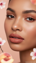 Dragon Ranee Honey Peach Matt Lip Gloss Set (4pcs) – Smooth, Velvety, Long-Lasting Shades