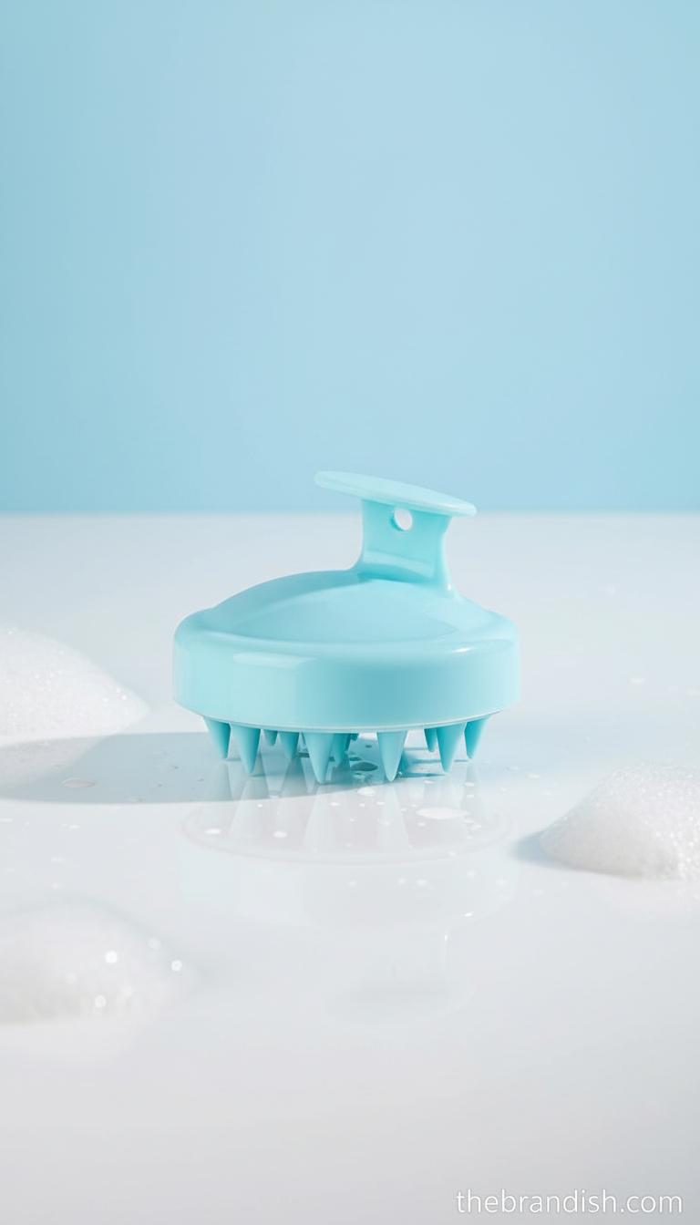 Silicone Scalp Shampoo Brush – Massage, Clean & Relax | Spa Hair Care Tool