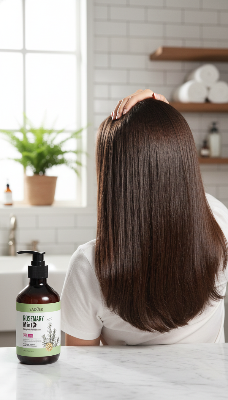Sadoer Rosemary Mint Shampoo – Invigorating & Refreshing Hair Care | Premium Natural Formula