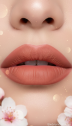 Dragon Ranee Honey Peach Matt Lip Gloss Set (4pcs) – Smooth, Velvety, Long-Lasting Shades